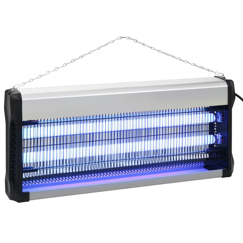 Load image into Gallery viewer, Vidaxl vliegendoder 40 w aluminium abs zwart
