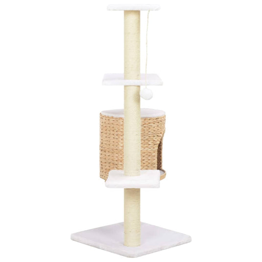 Vidaxl kattenkrabpaal met sisal krabpaal zeegras