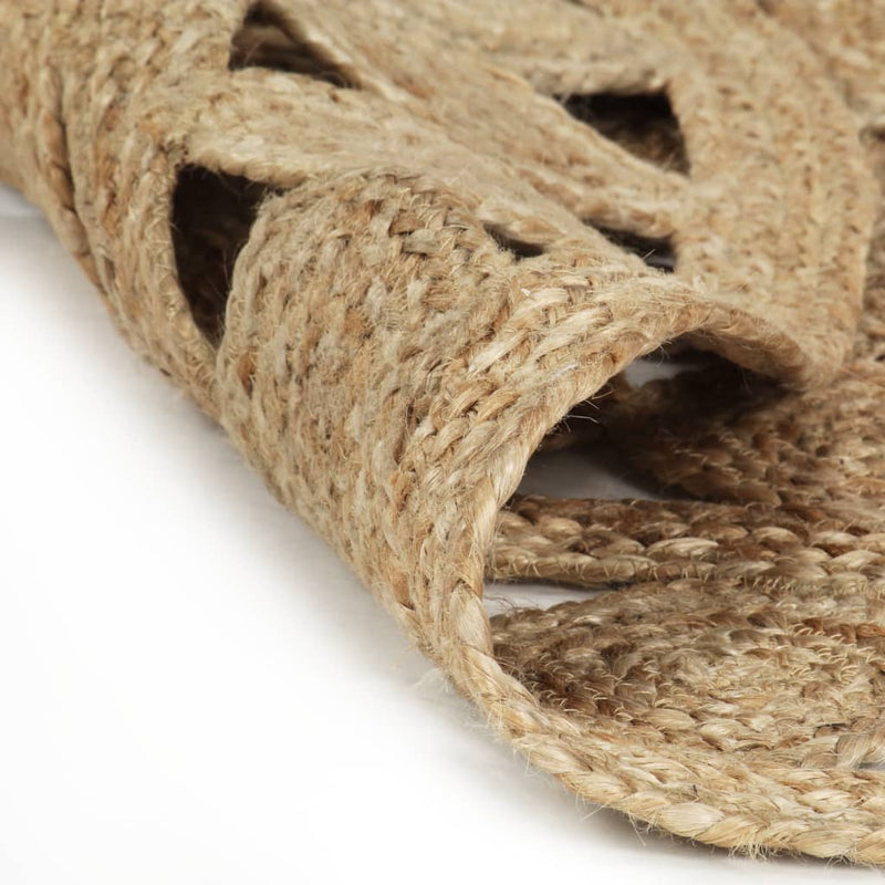 Load image into Gallery viewer, Vidaxl vloerkleed handgemaakt 120 cm gevlochten jute
