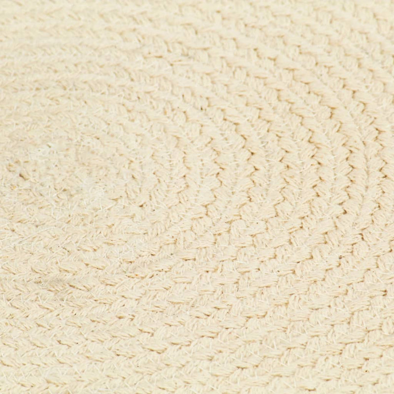 Load image into Gallery viewer, Vidaxl placemats 6 st rond 38 cm katoen natuurlijk

