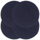 Vidaxl placemats 4 st rond 38 cm katoen effen marineblauw