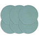 Vidaxl placemats 6 st rond 38 cm katoen effen groen