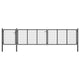 VidaXL Poort 500x100 cm staal antraciet