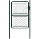 Vidaxl tuinpoort staal 100x125 cm groen