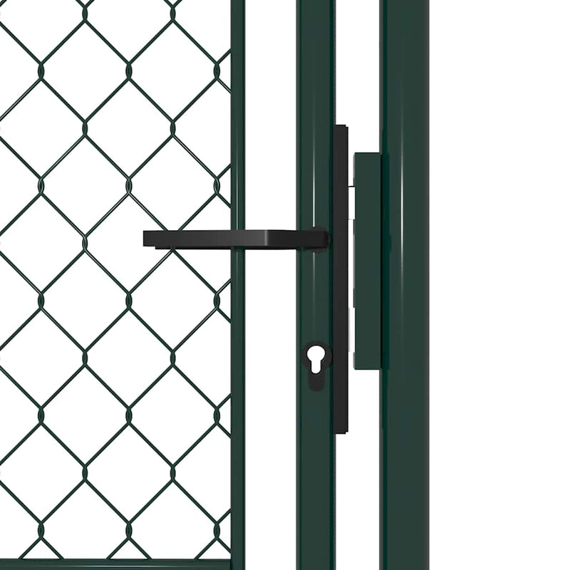 Load image into Gallery viewer, Vidaxl tuinpoort staal 100x125 cm groen
