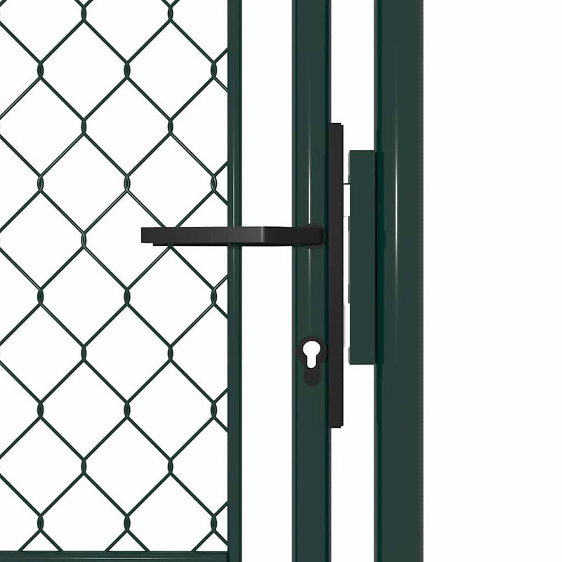 Load image into Gallery viewer, Vidaxl tuinpoort staal 100x125 cm groen
