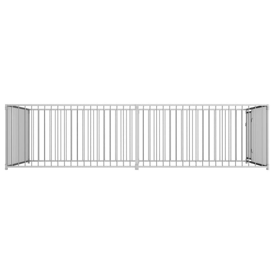 VidaXL Hondenkennel voor buiten 200x400x100 cm
