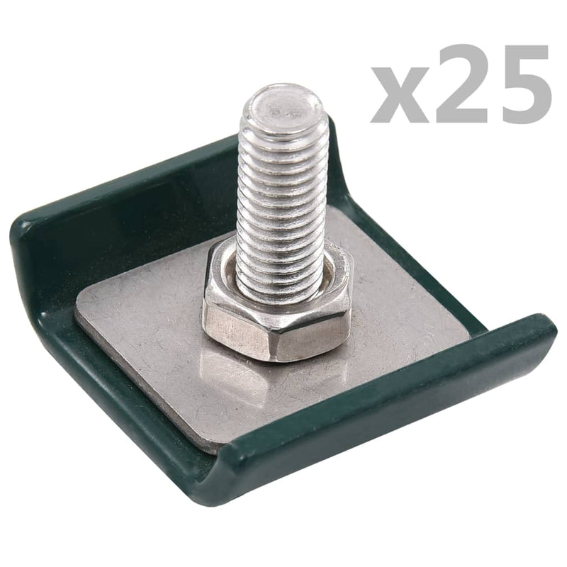 Load image into Gallery viewer, Vidaxl rastermatverbinding 25 sets groen
