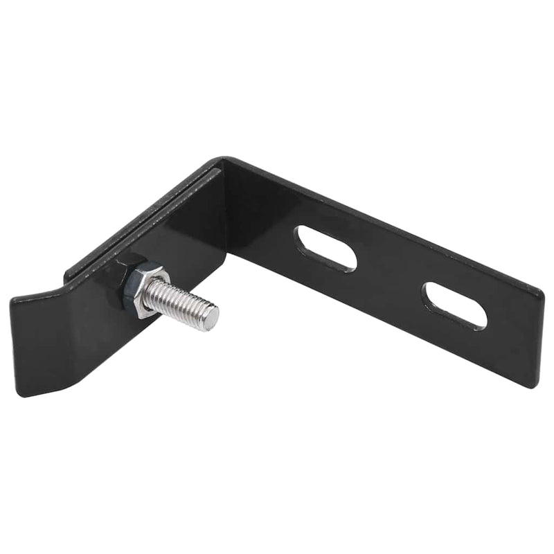 Load image into Gallery viewer, Vidaxl wand hoekverbinding 10 sets antraciet
