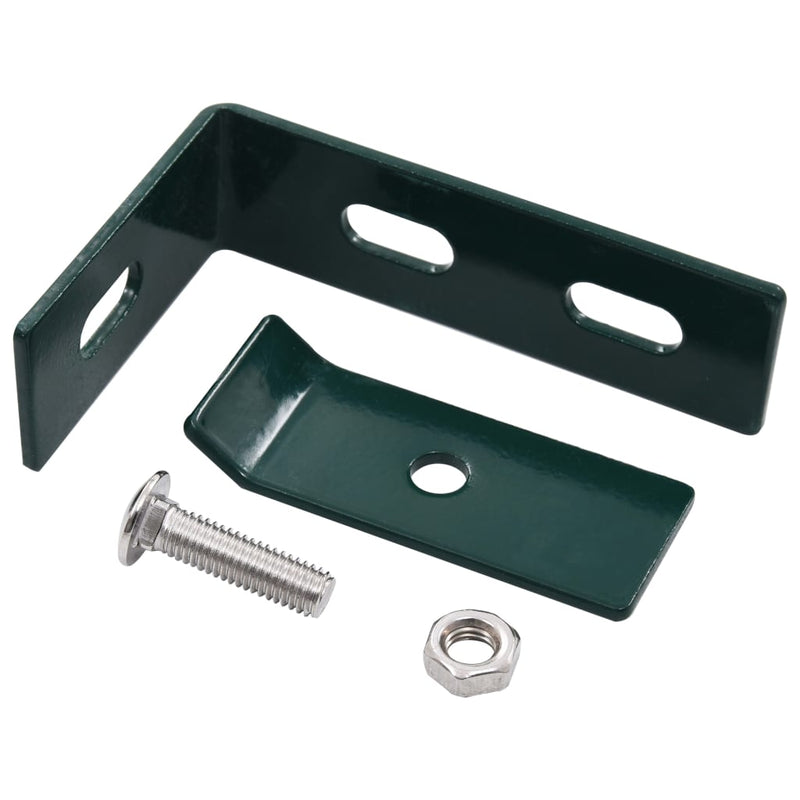 Load image into Gallery viewer, Vidaxl wand hoekverbinding 10 sets groen
