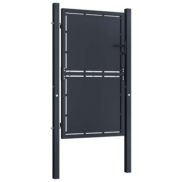 Vidaxl tuinpoort staal 100x125 cm antraciet