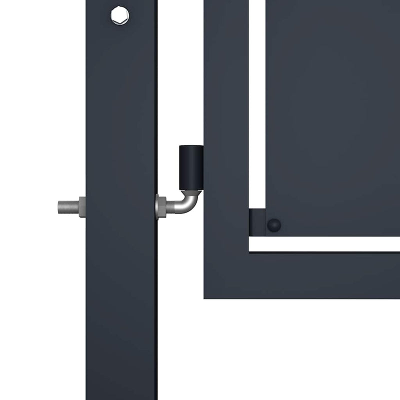 Load image into Gallery viewer, Vidaxl tuinpoort staal 100x125 cm antraciet
