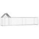 VidaXL Kippenren 5x1x1,5 m gegalvaniseerd staal