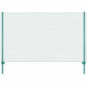 Vidaxl draadgaashek met palen 25x2 m staal groen