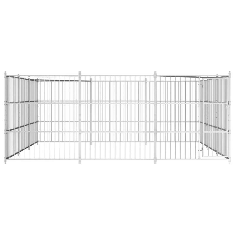 Load image into Gallery viewer, VidaXL Hondenkennel voor buiten 450x450x185 cm
