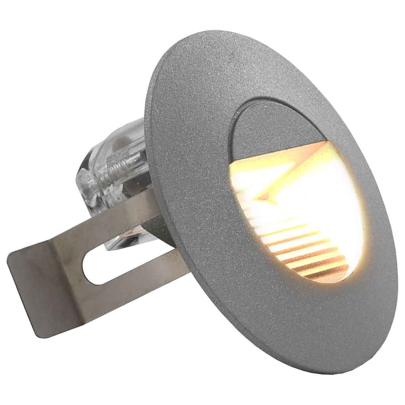 Afbeelding laden in galerijviewer, Vidaxl led-buitenwandlampen 6 st 2 w rond zilverkleurig
