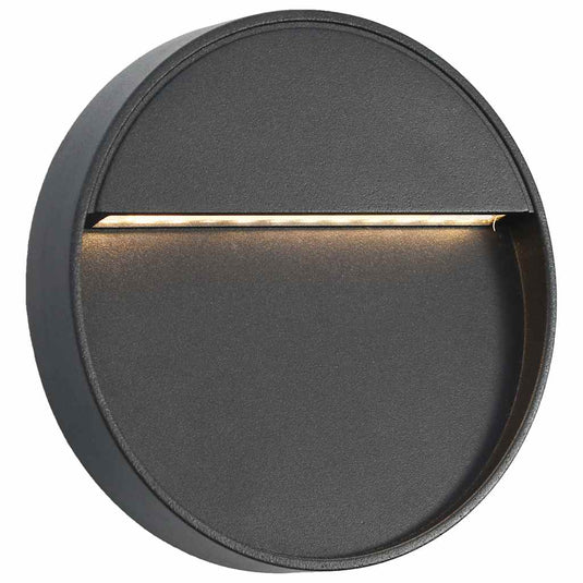 Vidaxl led-buitenwandlampen 2 st 3 w rond zwart