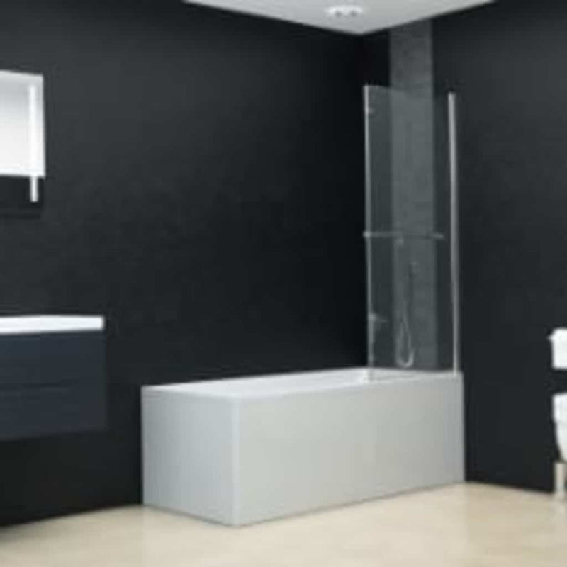 Load image into Gallery viewer, Vidaxl douchewand inklapbaar 2 panelen 95x140 cm esg
