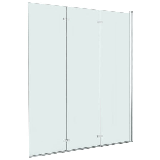 Vidaxl douchewand inklapbaar 3 panelen 130x138 cm esg