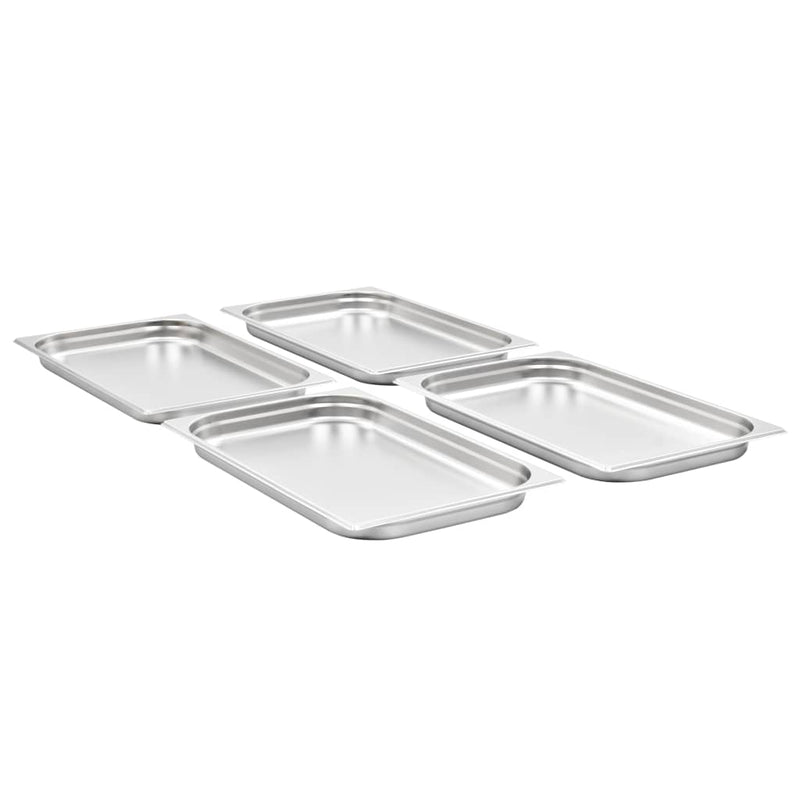 Load image into Gallery viewer, Vidaxl gastronormbakken 4 st gn 1 1 40 mm roestvrij staal
