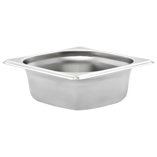 Vidaxl gastronormbakken 12 st gn 1 6 65 mm roestvrij staal