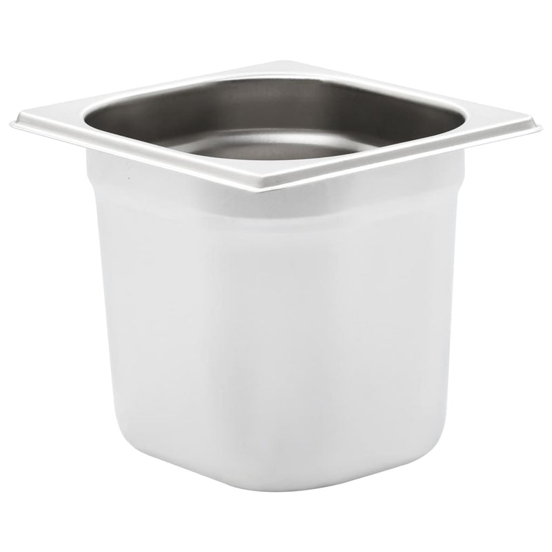 Load image into Gallery viewer, Vidaxl gastronormbakken 8 st gn 1 6 150 mm roestvrij staal
