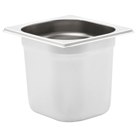 Vidaxl gastronormbakken 8 st gn 1 6 150 mm roestvrij staal