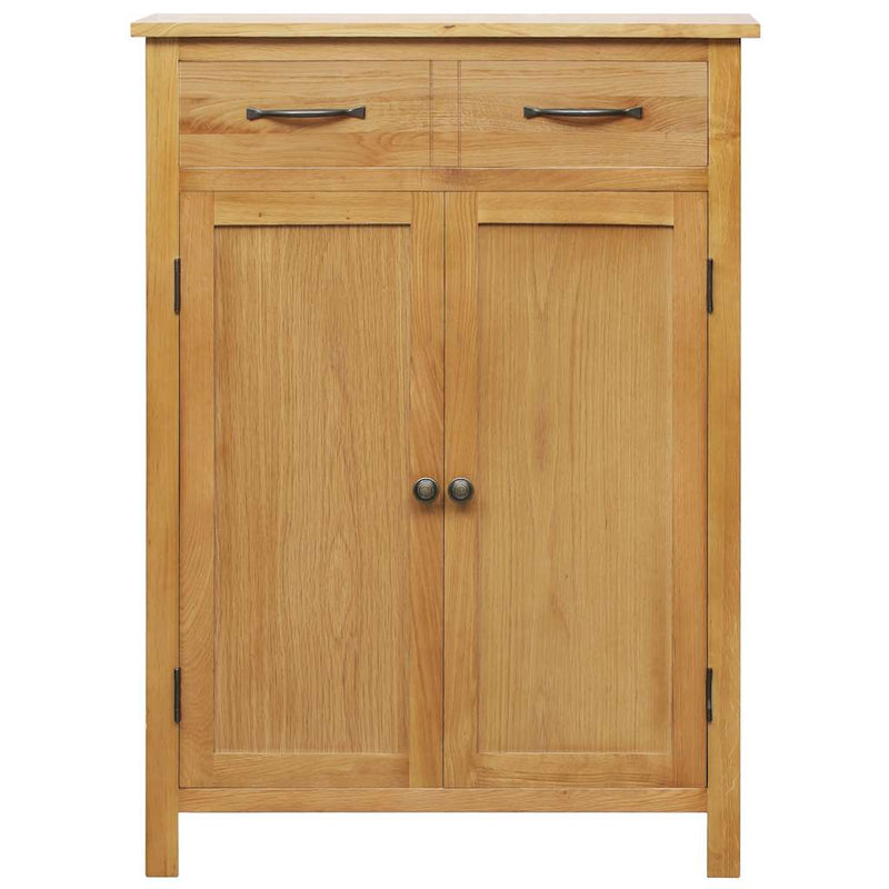 Afbeelding laden in galerijviewer, Vidaxl schoenenkast 76x37x105 cm massief eikenhout
