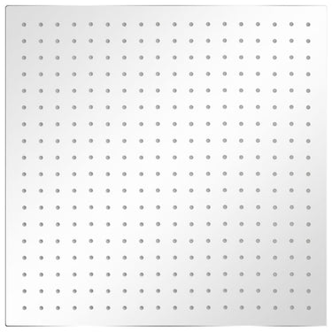 Vidaxl regendouchekop 2 st 50x50 cm roestvrij staal