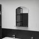 Vidaxl wandspiegel met schap 40x60 cm gehard glas