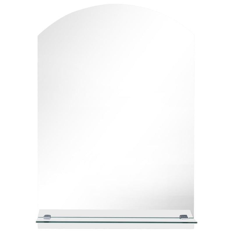 Load image into Gallery viewer, Vidaxl wandspiegel met schap 50x70 cm gehard glas
