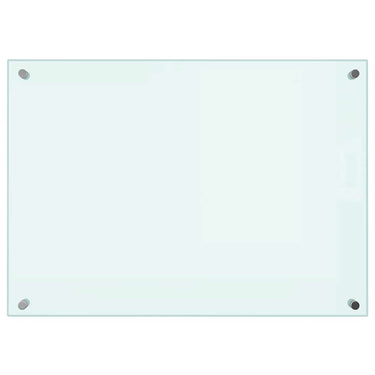 Vidaxl spatscherm keuken 70x50 cm gehard glas wit