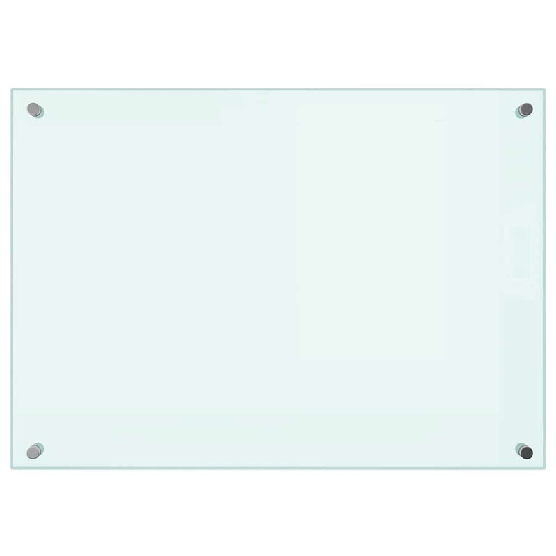 Load image into Gallery viewer, Vidaxl spatscherm keuken 70x50 cm gehard glas wit
