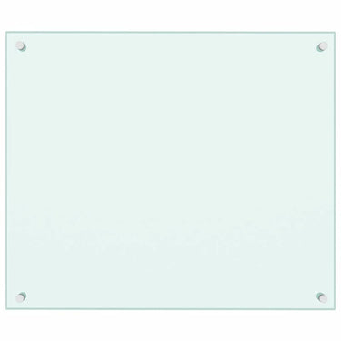 Vidaxl spatscherm keuken 70x60 cm gehard glas wit