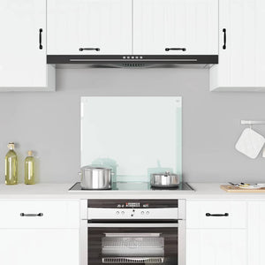 Vidaxl spatscherm keuken 70x60 cm gehard glas melkwit