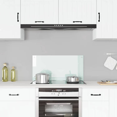 Vidaxl spatscherm keuken 80x40 cm gehard glas wit
