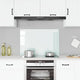 Vidaxl spatscherm keuken 90x60 cm gehard glas wit