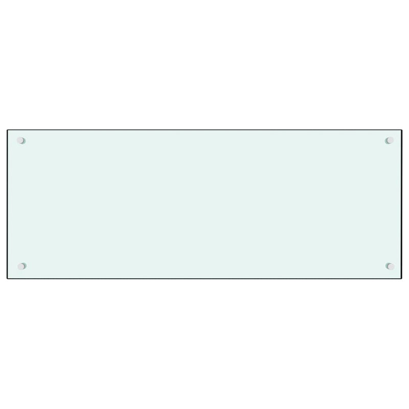 Load image into Gallery viewer, Vidaxl spatscherm keuken 100x40 cm gehard glas wit
