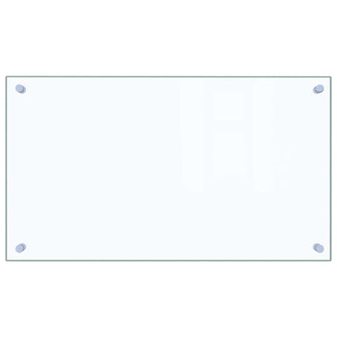 Vidaxl spatscherm keuken 70x40 cm gehard glas transparant
