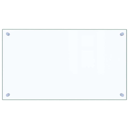 Vidaxl spatscherm keuken 70x40 cm gehard glas transparant