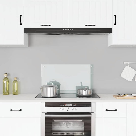 Vidaxl spatscherm keuken 70x40 cm gehard glas transparant