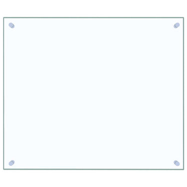 Vidaxl spatscherm keuken 70x60 cm gehard glas transparant