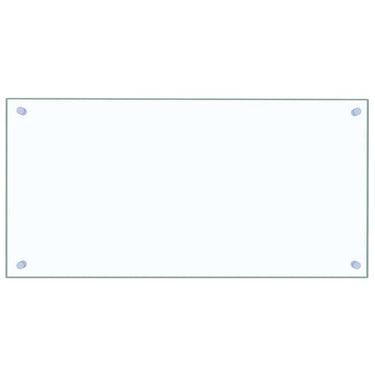 Vidaxl spatscherm keuken 80x40 cm gehard glas transparant