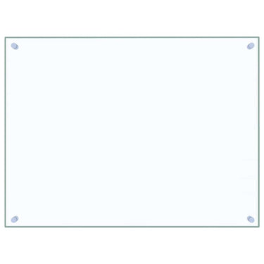 Vidaxl spatscherm keuken 80x60 cm gehard glas transparant