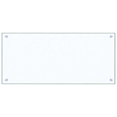 Vidaxl spatscherm keuken 90x40 cm gehard glas transparant