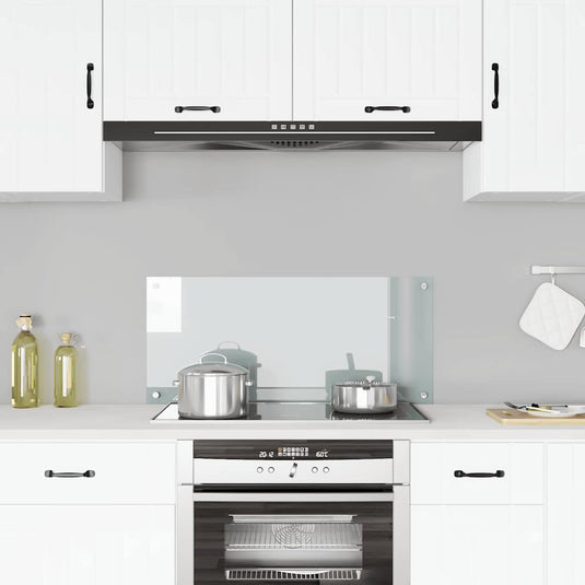 Vidaxl spatscherm keuken 90x40 cm gehard glas transparant