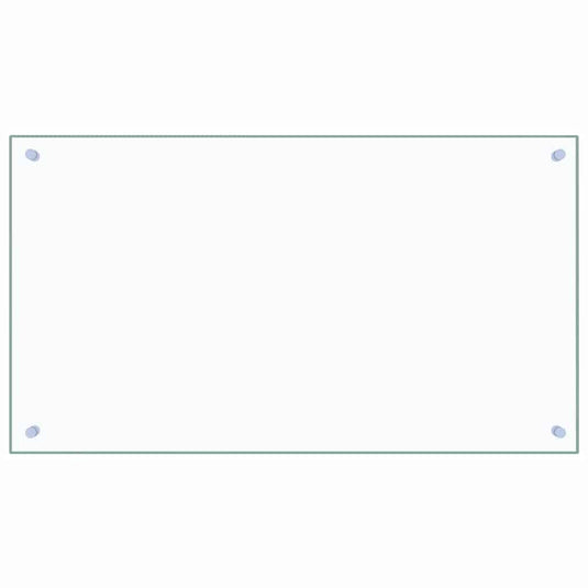 Vidaxl spatscherm keuken 90x50 cm gehard glas transparant