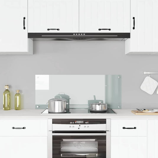 Vidaxl spatscherm keuken 100x40 cm gehard glas transparant