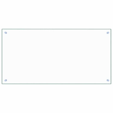Vidaxl spatscherm keuken 100x50 cm gehard glas transparant