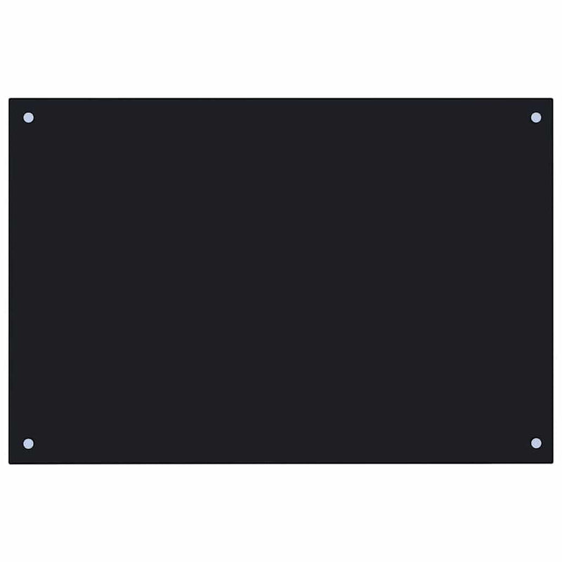 Load image into Gallery viewer, Vidaxl spatscherm keuken 90x50 cm gehard glas zwart
